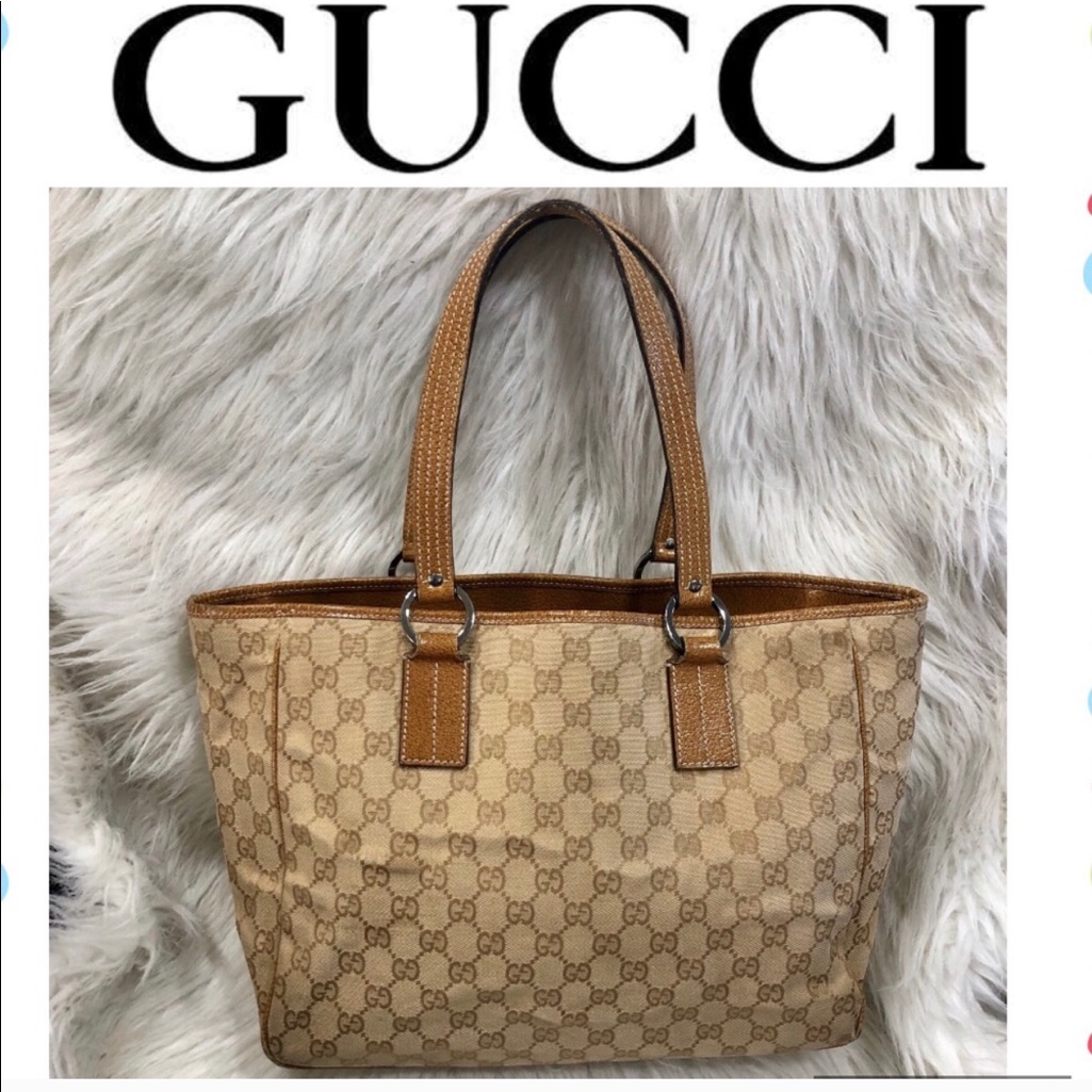 Authentic Gucci Tote And Authentic Gucci Wallet